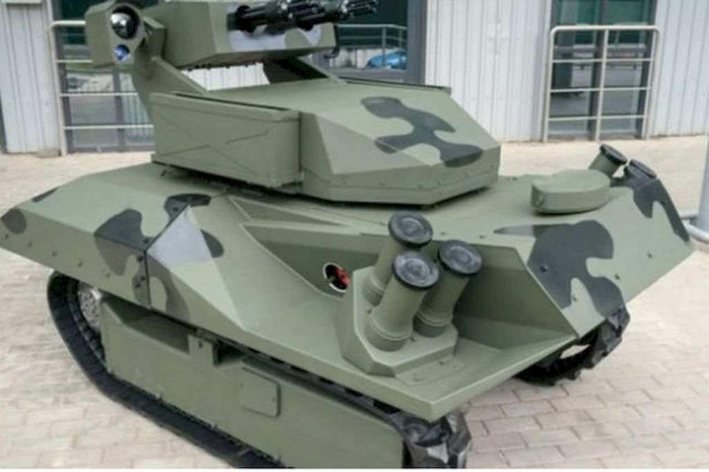 Belarusian gunsmiths showed a new robotic complex